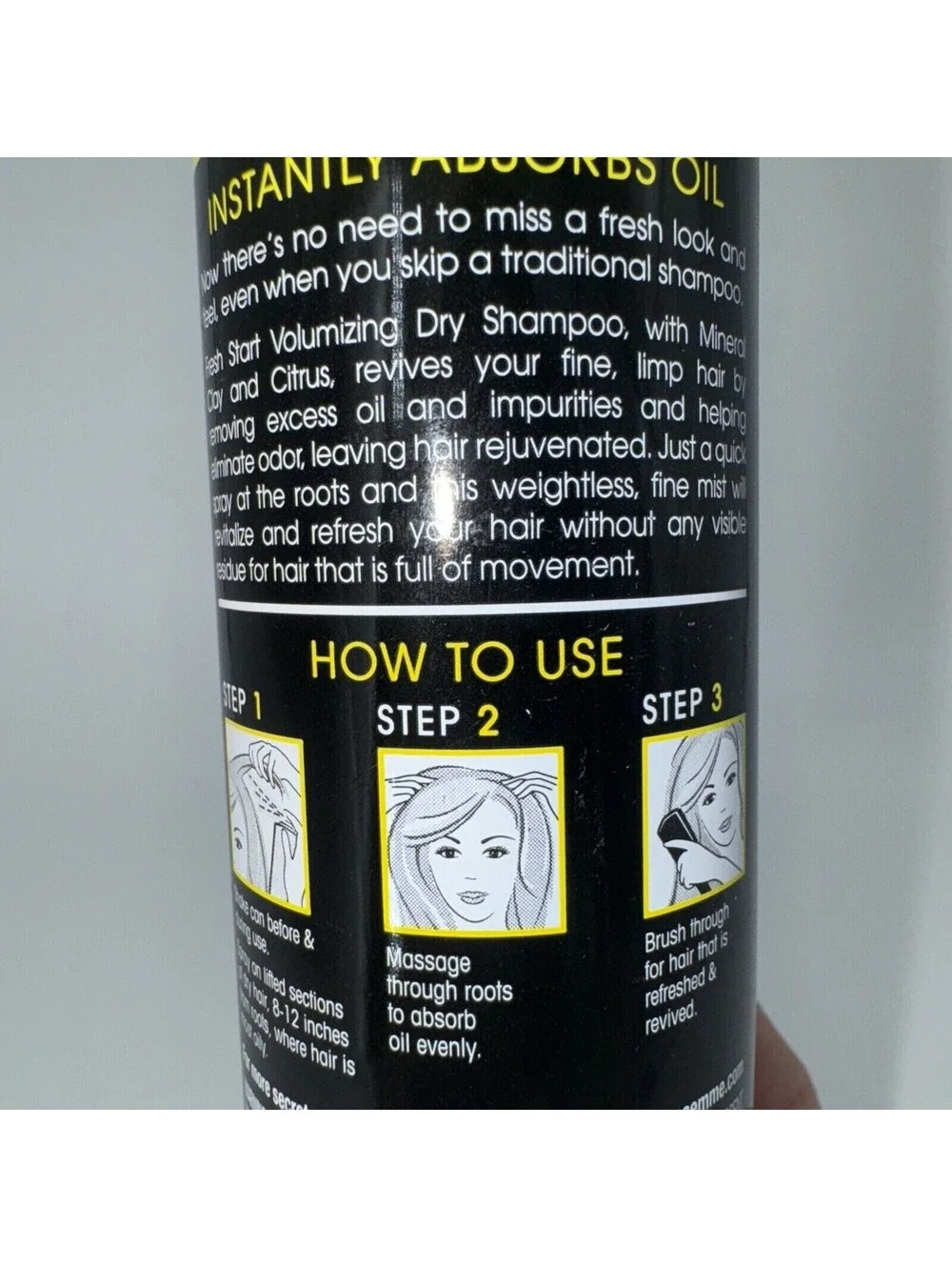 NEW TRESemme Fresh Start Volumizing Dry Shampoo For Fine Oily Hair Rare Formula